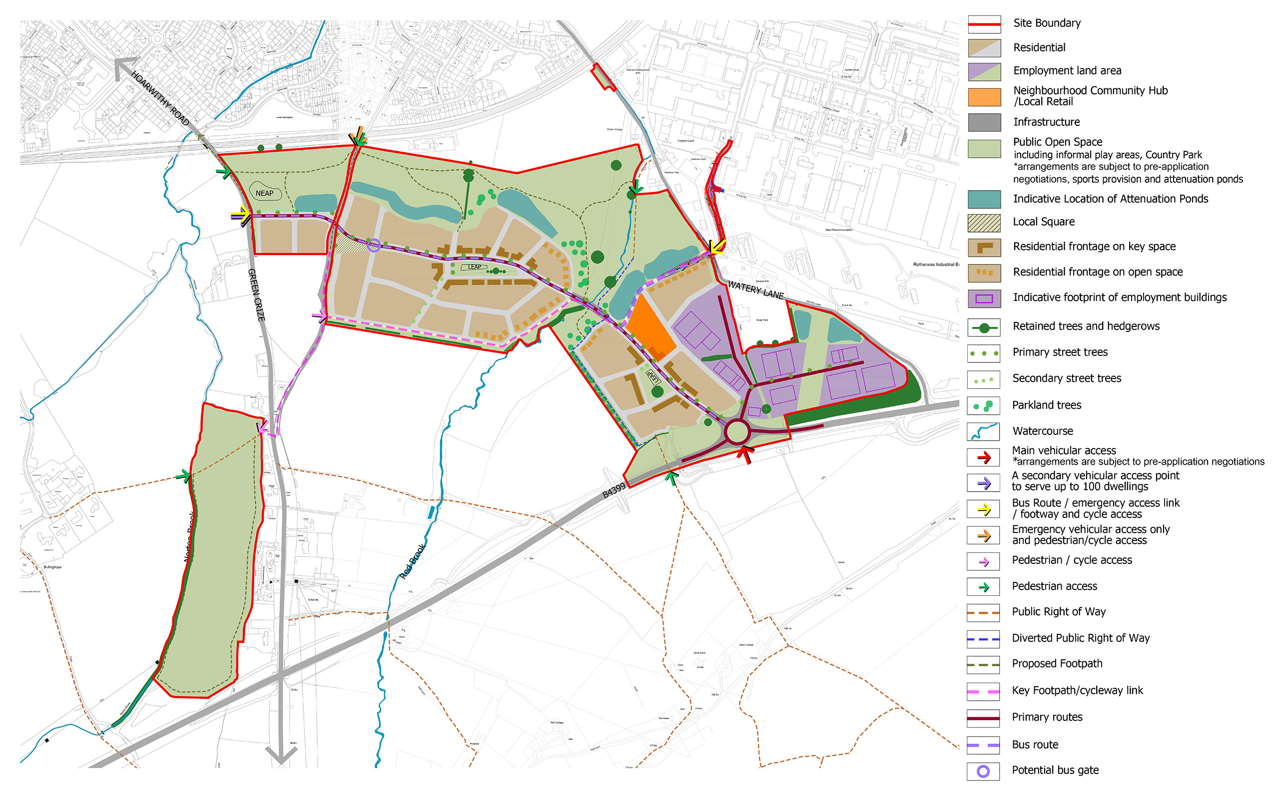Illustrative masterplan.